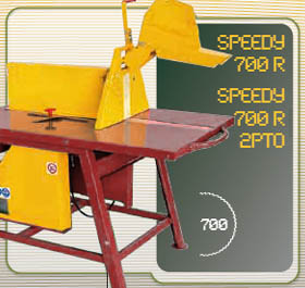 Speedy 700 R and Speedy 700 R 2PTO Saw Bench